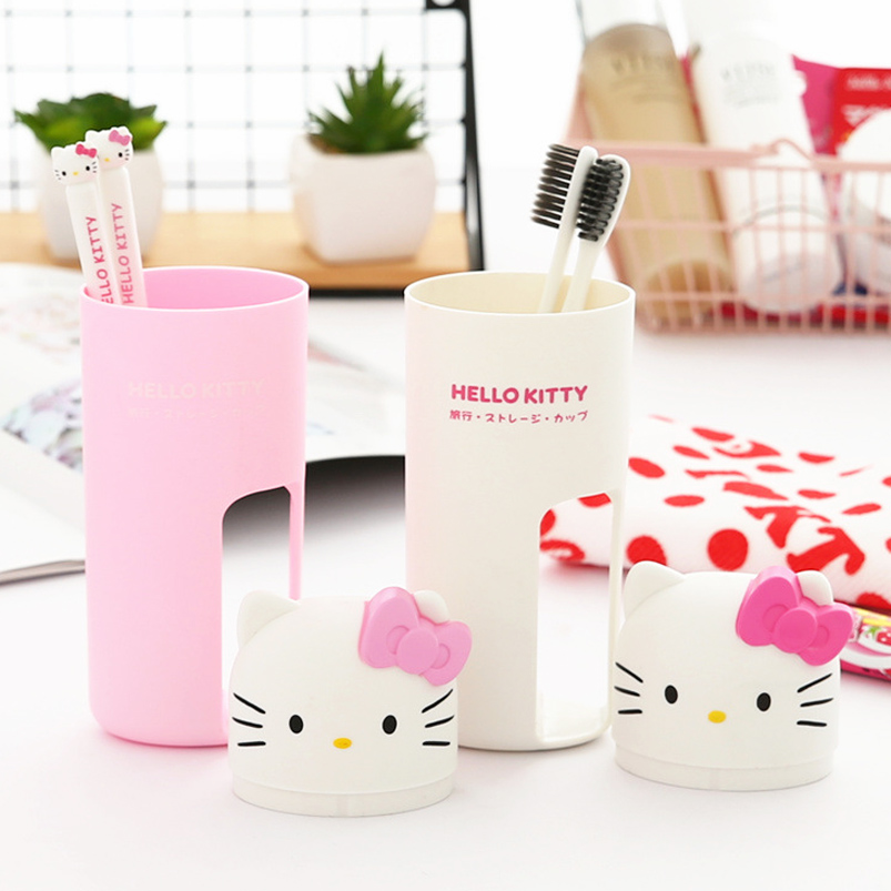 Set Cepillo de Dientes + porta Cepillo - Hello kitty - Imagen 5