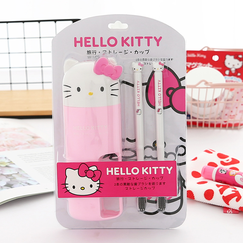 Set Cepillo de Dientes + porta Cepillo - Hello kitty - Imagen 3