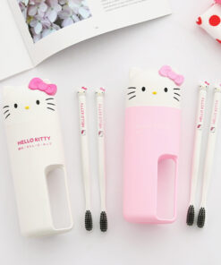 Set Cepillo de Dientes + porta Cepillo -  Hello kitty