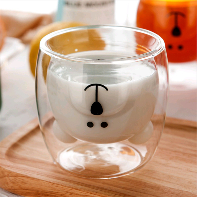 Vaso Doble Vidrio Osito - Imagen 3