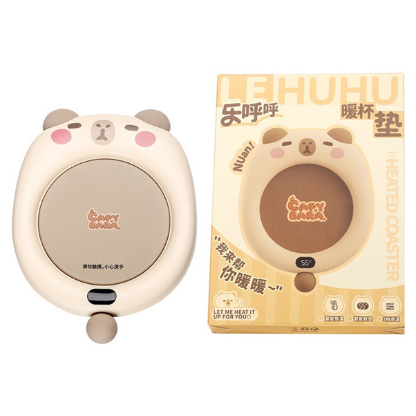Posavasos de Calefacción con Carga USB - Cute Animals - Imagen 2