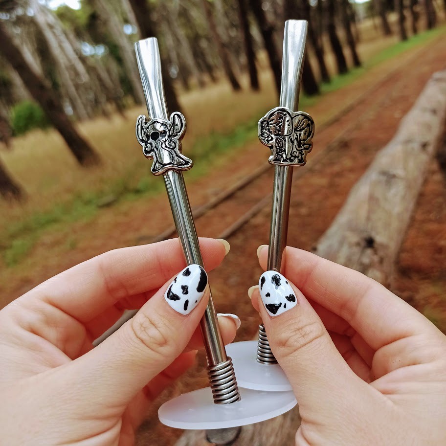 Bombilla con dije + Vaciado Facil