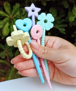 Precinto formas color pastel x6