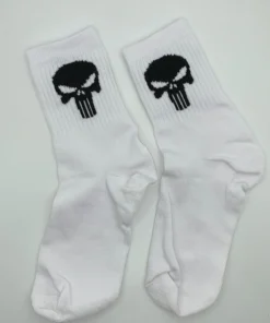 Medias Tenis -  Punisher Blanco