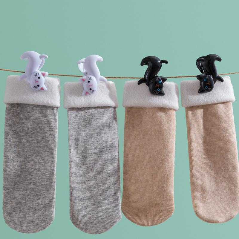 Clips Multifuncionales Cat Black & White x6 - Imagen 2