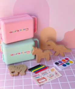 Valija De Arte Green & Pink - Cachita