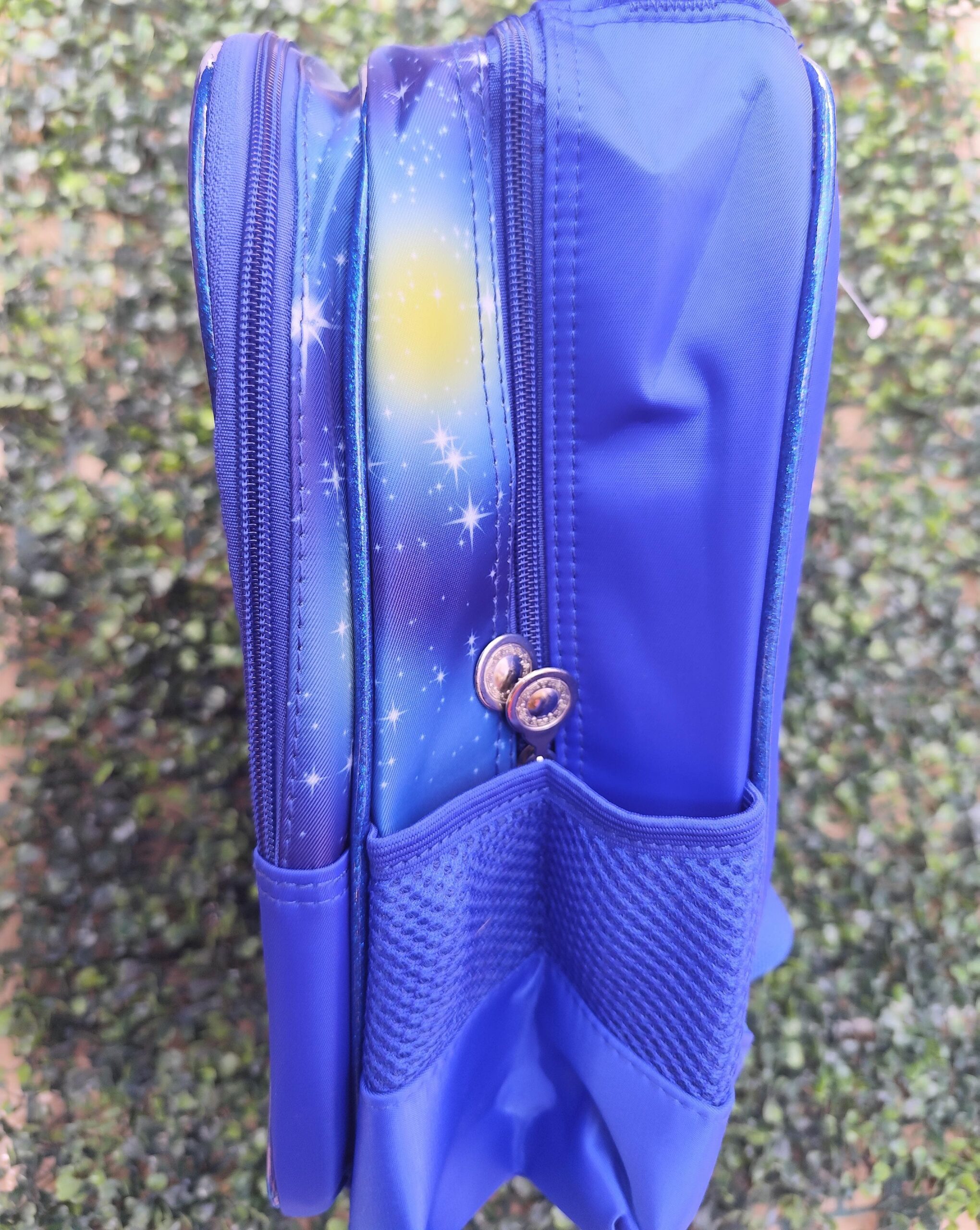 Mochila 2 Cierres Yoo Happy - Tonos Azules - Imagen 3