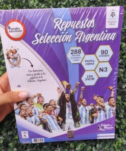 Block x288 CUADRICULADAS - Seleccion Argentina Oficial