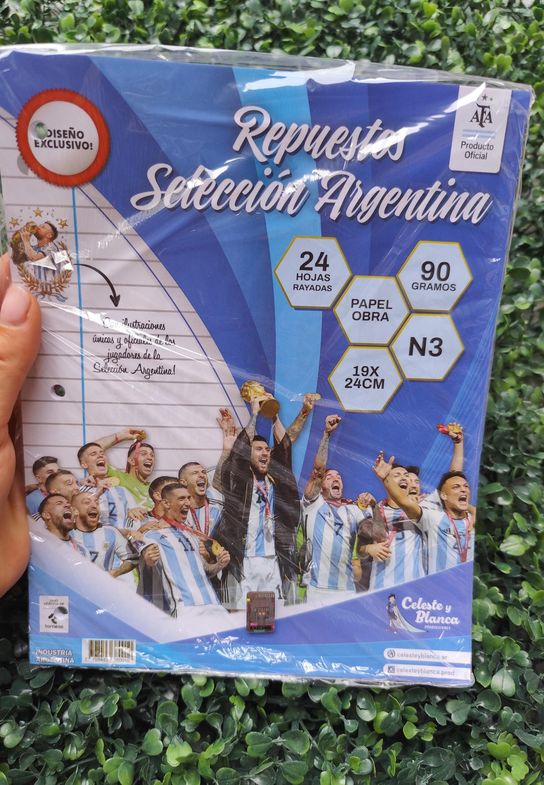 Block x24 RAYADAS - Seleccion Argentina Oficial