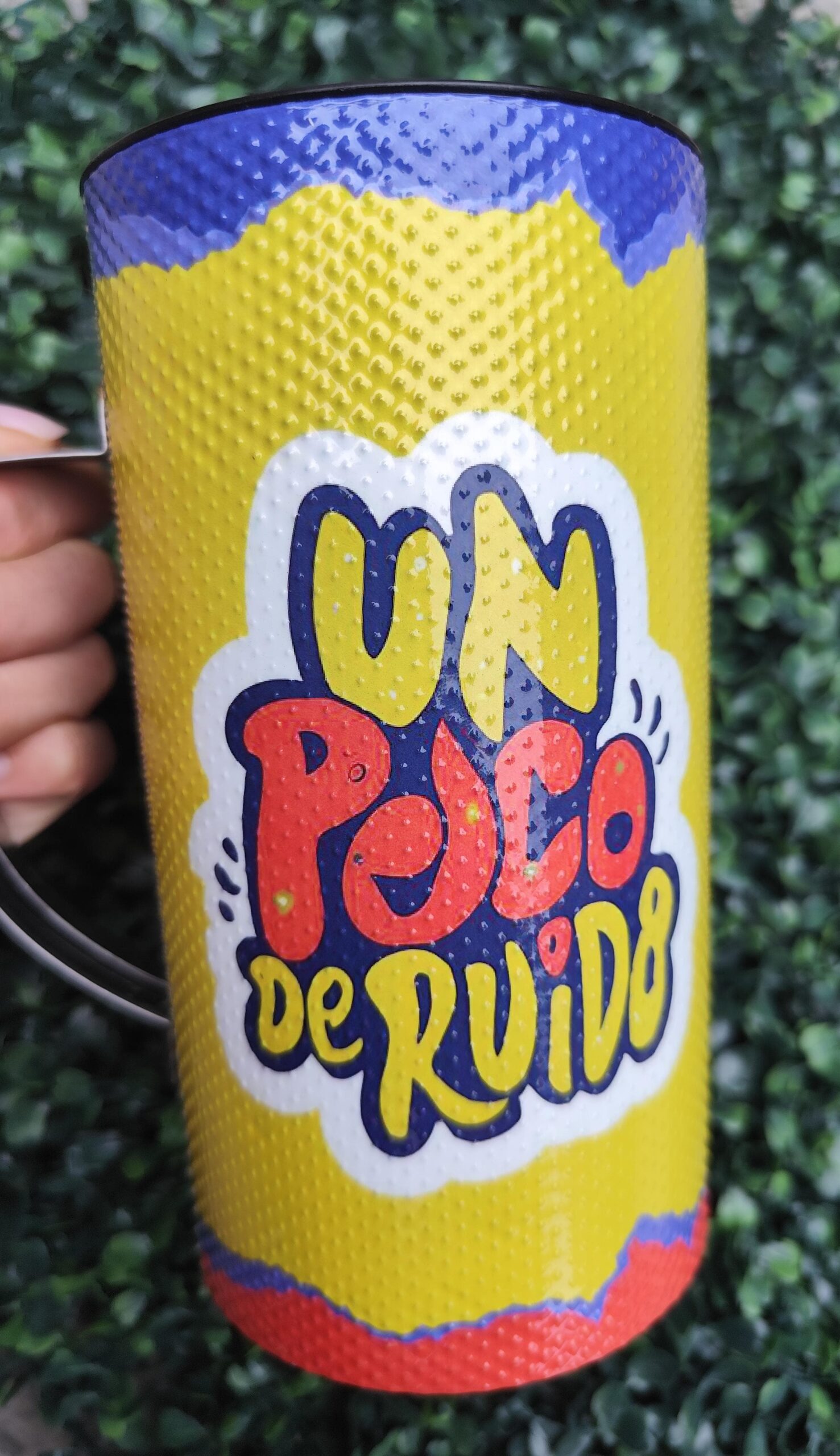 Vaso Güiro Un Poco de Ruido - Frases