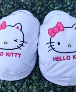 Pantuflon Soft  Hello Kitty (Blanco)