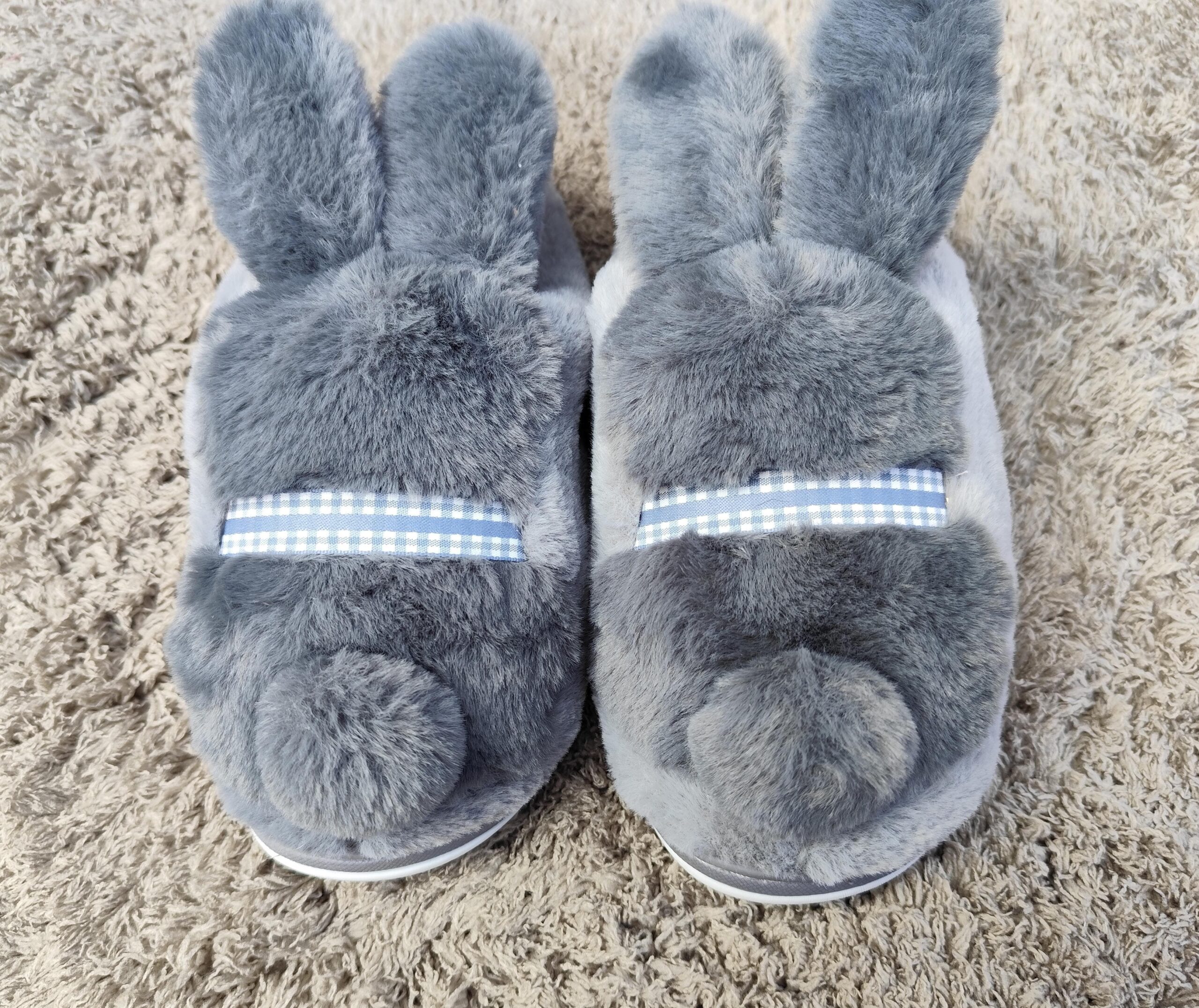 Pantufla Importada - Conejo Oreja + Pompón - Imagen 6