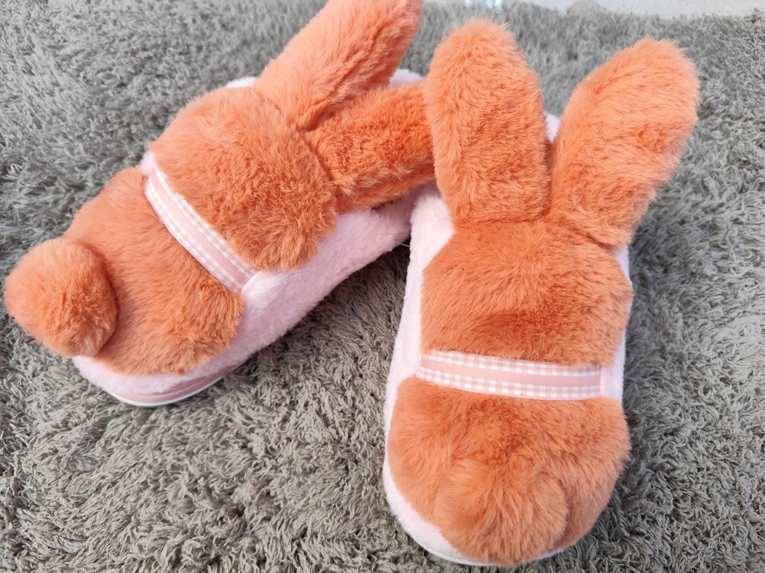 Pantufla Importada - Conejo Oreja + Pompón - Imagen 5