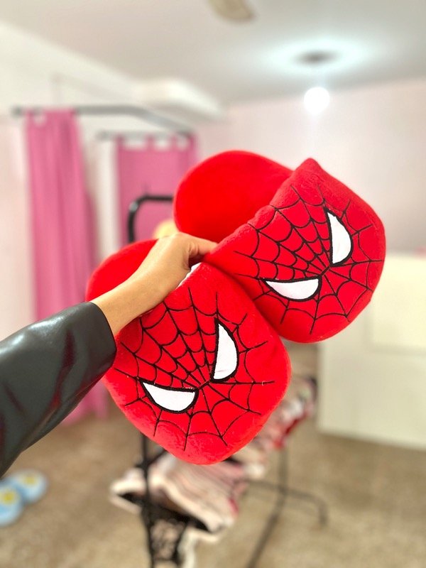 Pantuflon Soft - Spiderman (Rojo y Azul) - Imagen 5