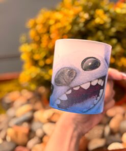 *PREVENTA!!!* Taza ESMERILADA STITCH (Cara)