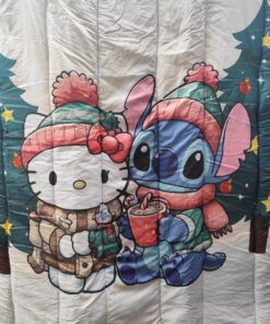 Acolchado Economico - Stitch + Kitty