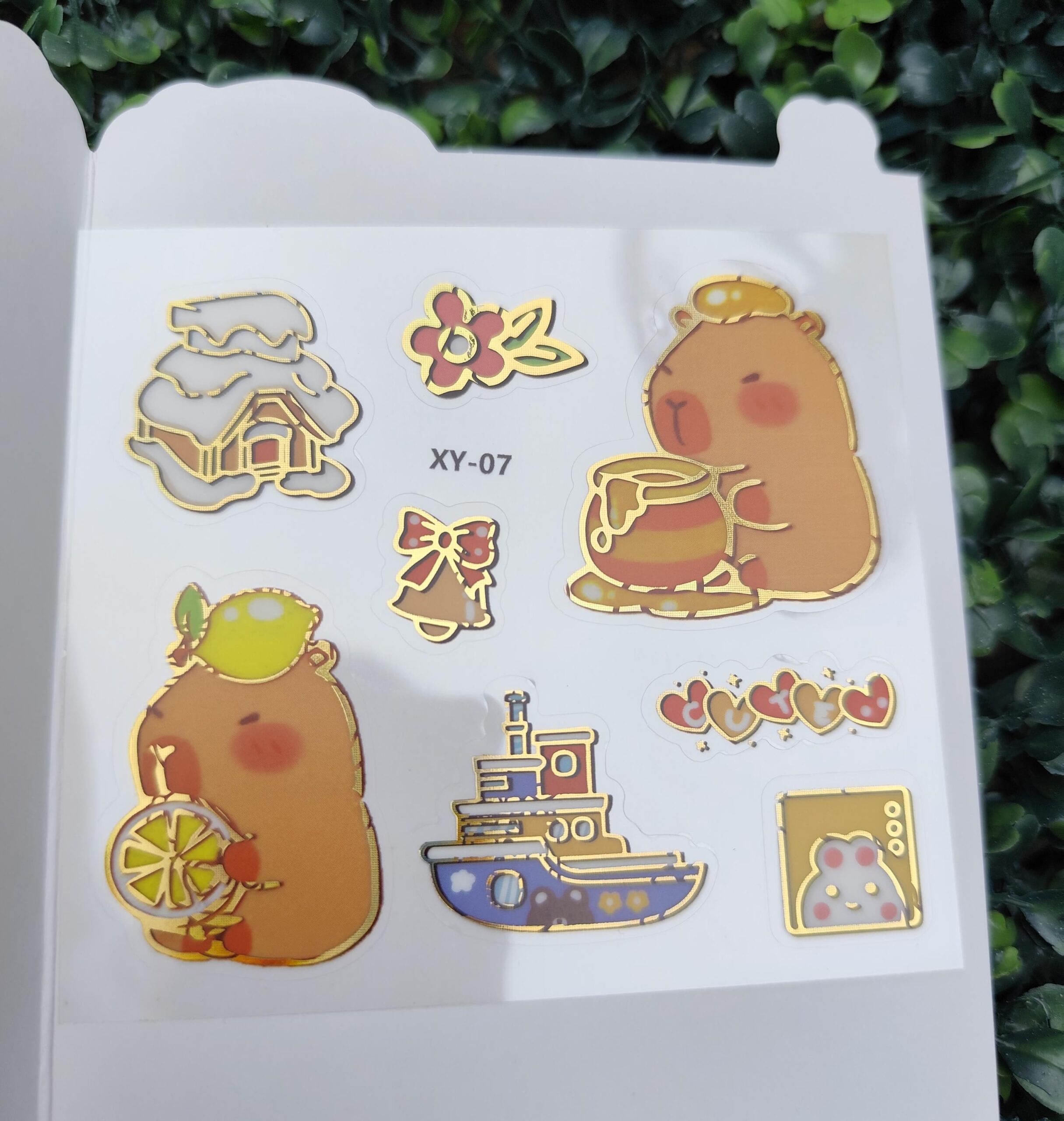 Sticker x3 PCS - Capybara - Imagen 3