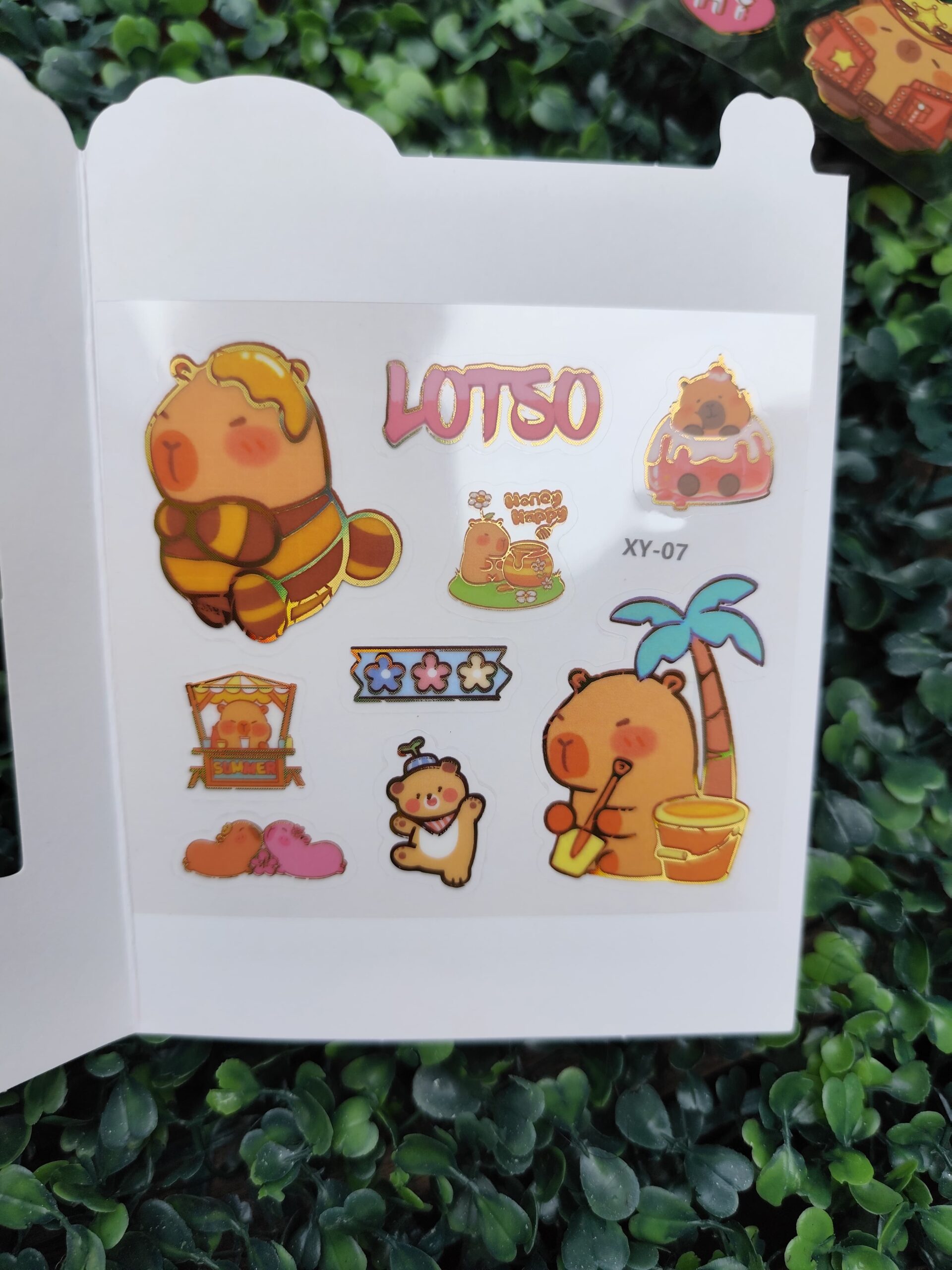 Sticker x3 PCS - Capybara - Imagen 5