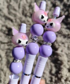 Lapicera Bolita y Brillo x2 - Kuromi