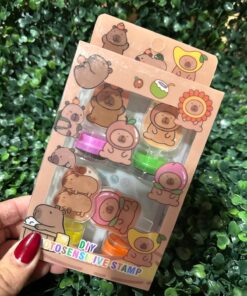 Sellos x 4 - Capybara