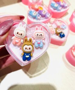 Anillo Corazon x3 - Labubu