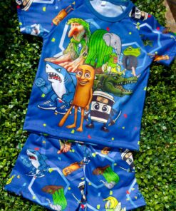 Alternative view of Pijama VERANO KIDS - Tralalero Azul