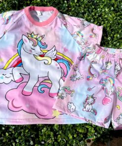 Alternative view of Pijama VERANO KIDS - Unicornio