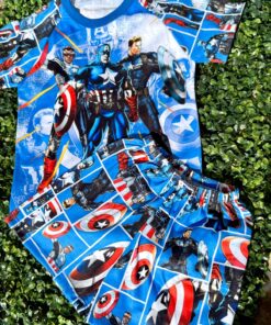 Alternative view of Pijama VERANO KIDS - Capitan America