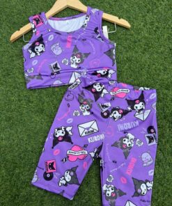 Conjunto Top + Biker - Kuromi
