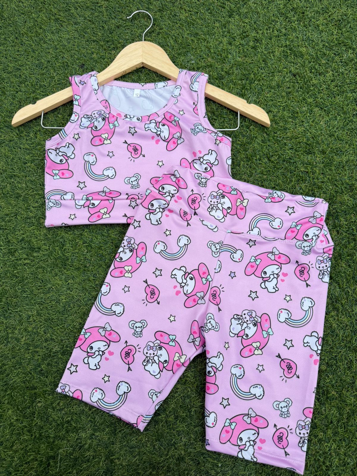 Conjunto Top + Biker - My Melody