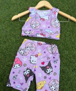 Conjunto Top + Biker - Sanrio