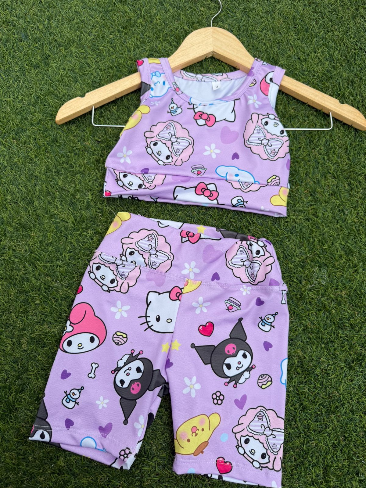 Conjunto Top + Biker - Sanrio