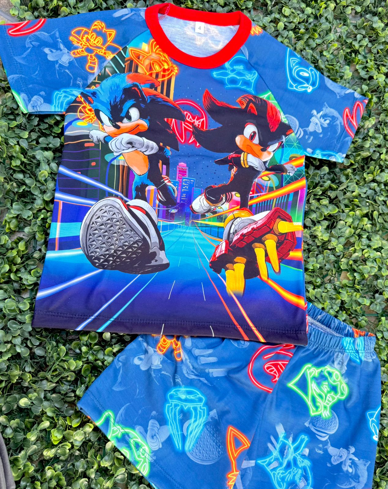 Pijama VERANO KIDS - Sonic - Imagen 2