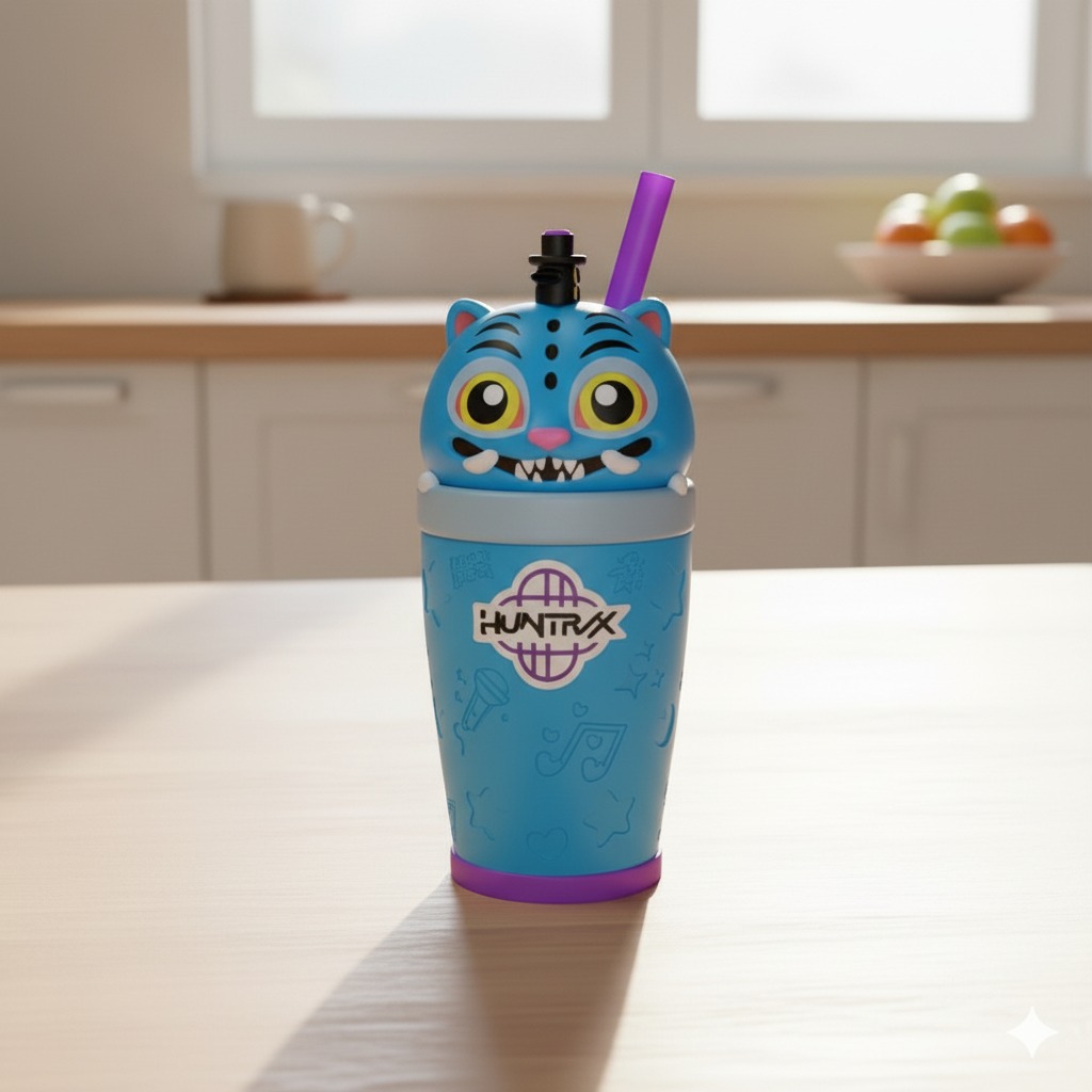 Vaso 3D Las Guerreras K-Pop - Derpy (Azul)