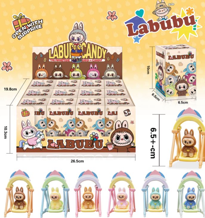 Caja Sorpresa - Labubu con Columpio