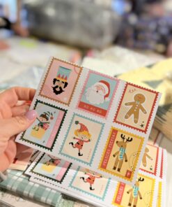 Plancha Stickers X 6  -NAVIDAD