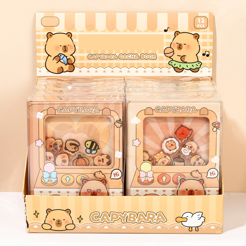 Mini Cuaderno Anotador con Gachapón Capybara - Imagen 5