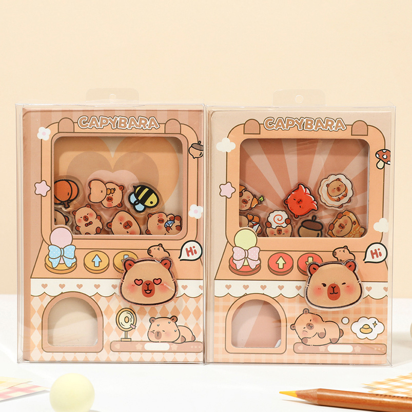 Mini Cuaderno Anotador con Gachapón Capybara - Imagen 4