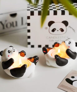 Candelabro Panda + 4 Velas