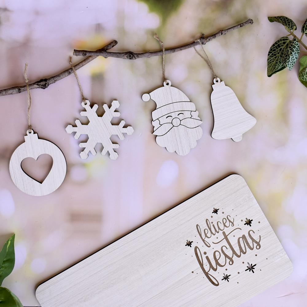 Adorno Para Arbol Navideño x3 - Navidad - Imagen 2