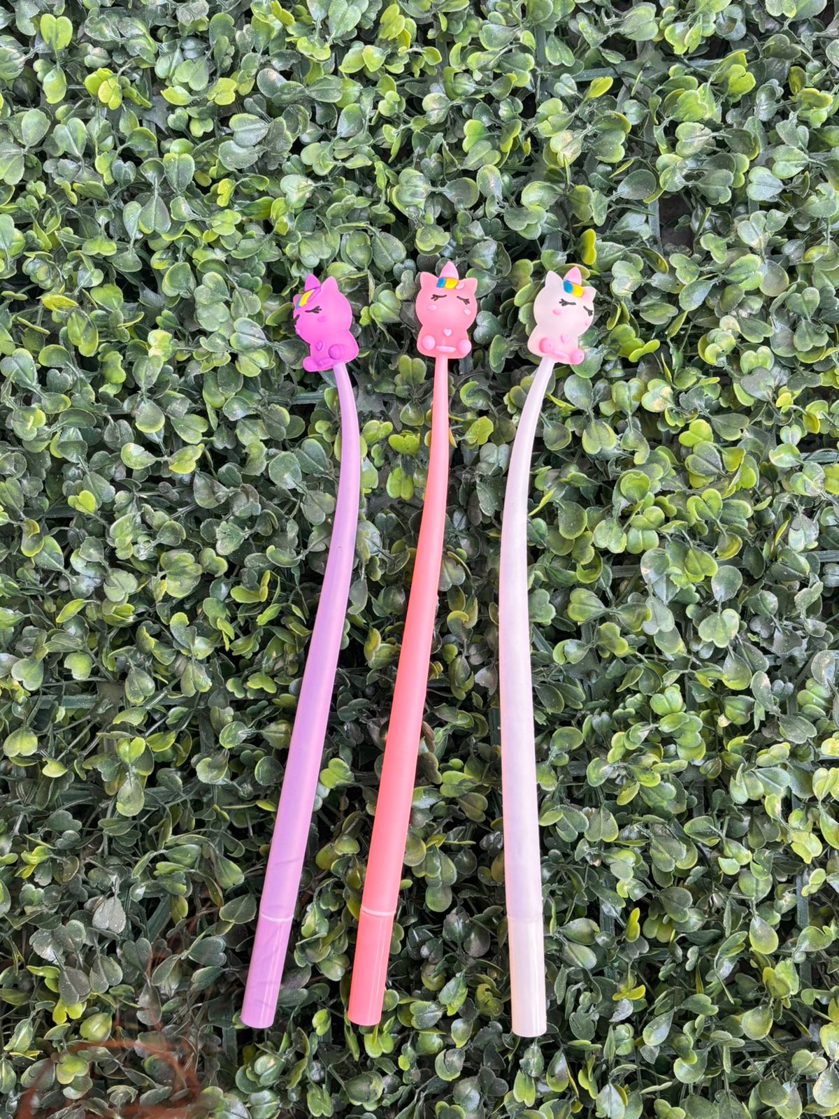 Lapicera Flexible x3 - Unicornio