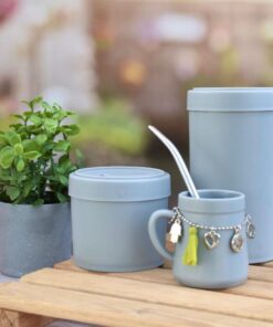 Tarros Vintage (Sin Mate) - Gris