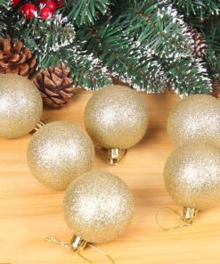 Bolas Navidad x8 c/brillo