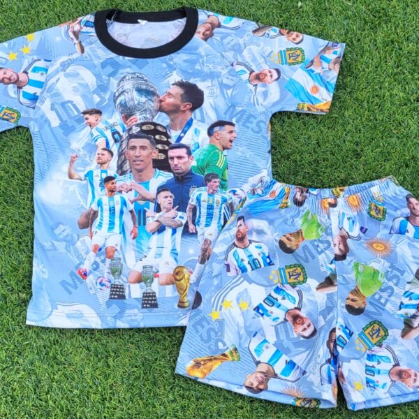 Pijama VERANO KIDS - Messi/Argentina - Imagen 2