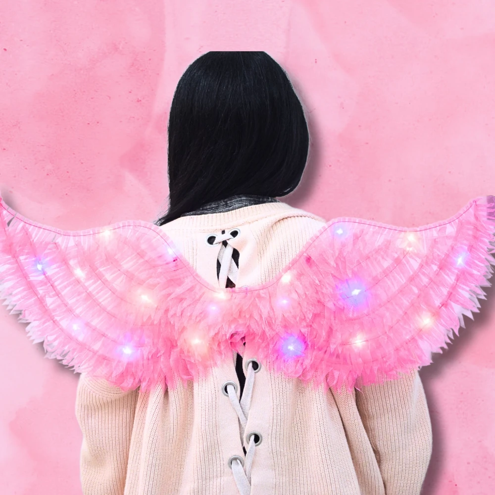 Alas De Hada Luz Led - Plumas - Imagen 2