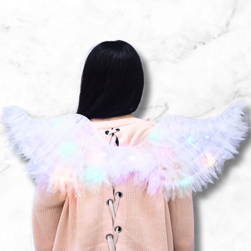 Alas De Hada Luz Led - Plumas - Imagen 3