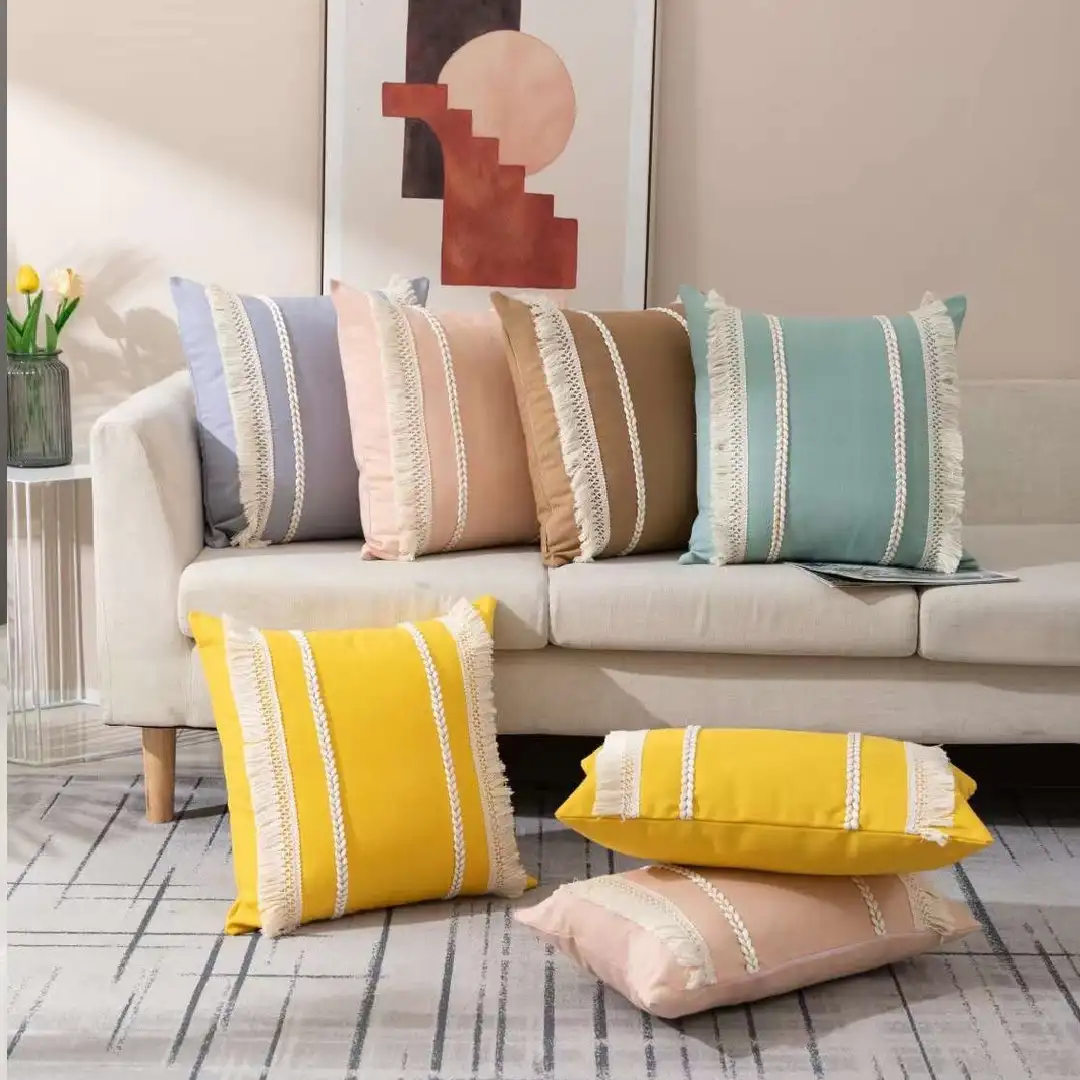 Funda Almohadón Crochet x2