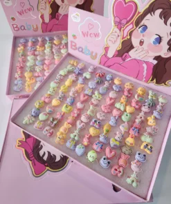 Anillos Infantil Pastel x10