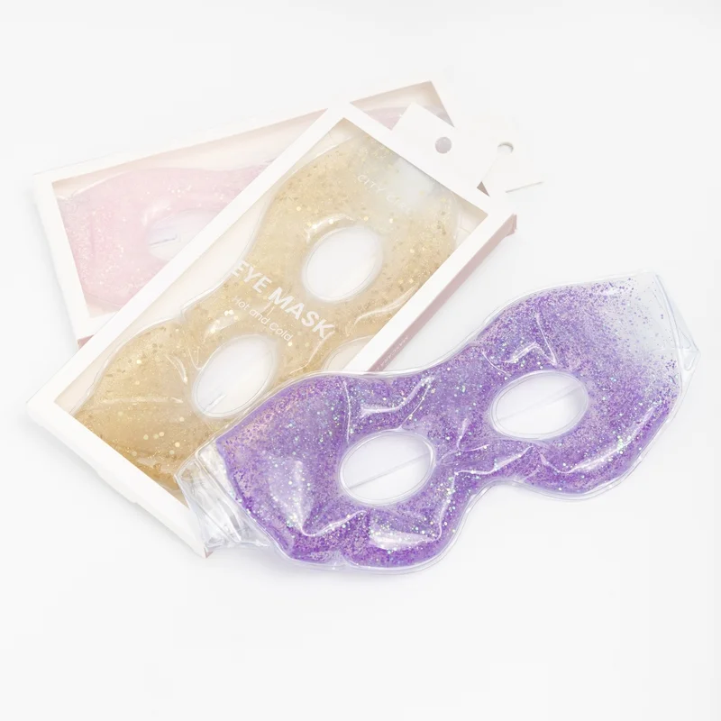 Antifaz con Gel con Glitter