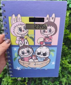 Cuaderno Anillado + Calculadora Labubu